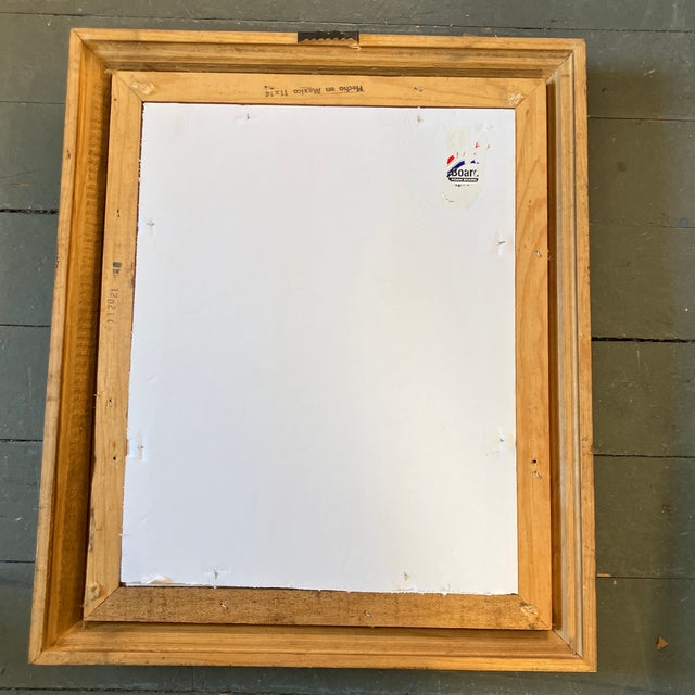 1970s 1970’s Original Abstract Lithograph “Dynamism of a Colosis” Vintage Frame Signed For Sale - Image 5 of 5