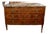 19th C. French Transitional Walnut Inlaid Commode For Sale