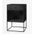 49 black ash frame sideboard with 1 drawer by Lassen Dimensions: W 49 x D 42 x H 77 cm Materials: Finér, Melamin,...