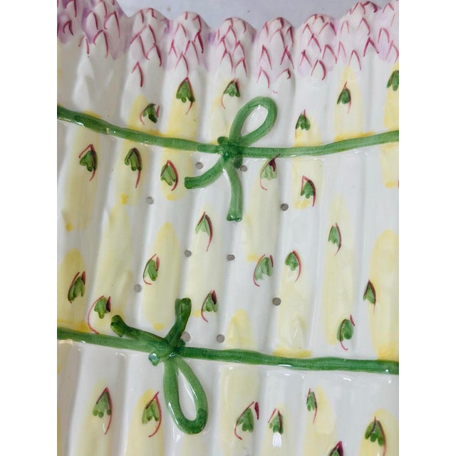 1970s Asparagus Serving Dish For Sale - Image 4 of 5