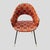 Set of Round Back Chairs Upholstered in Hermes Fabric, 1970s For Sale - Image 3 of 11