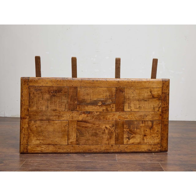 19th-Century French Fruitwood Extension Dining Table With Two Leaves For Sale - Image 10 of 11