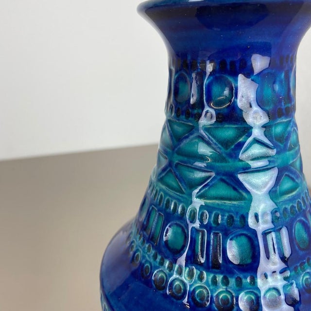 Fat Lava Pottery Vase from BAY Ceramics, Germany, 1970s For Sale - Image 12 of 16