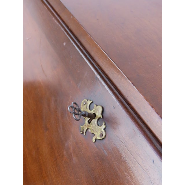 Early 1900s Art Deco Secretary Desk 6678 For Sale - Image 12 of 18
