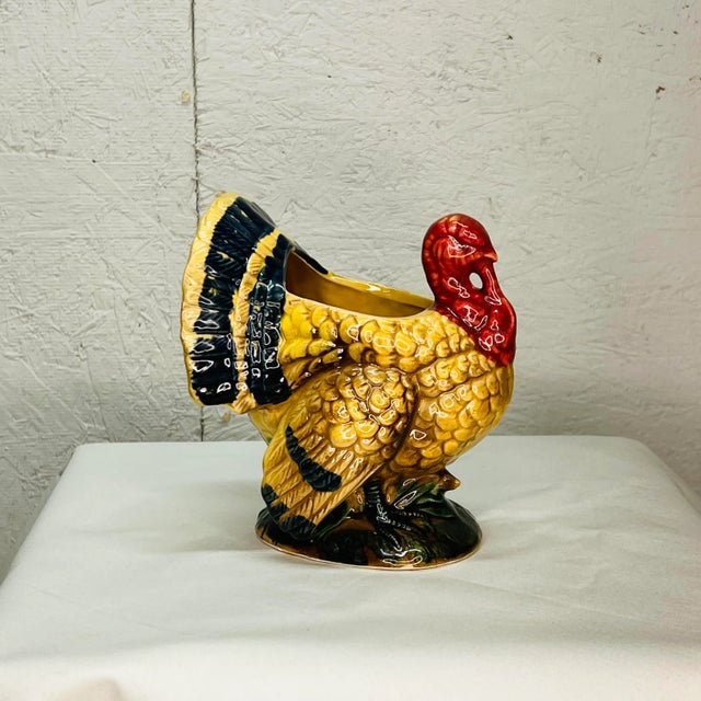 Mid 20th Century Mid Century Napcoware Turkey Planter, Japan For Sale - Image 5 of 6