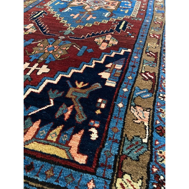Antique Heriz Runner Rug, 1890s For Sale - Image 9 of 18