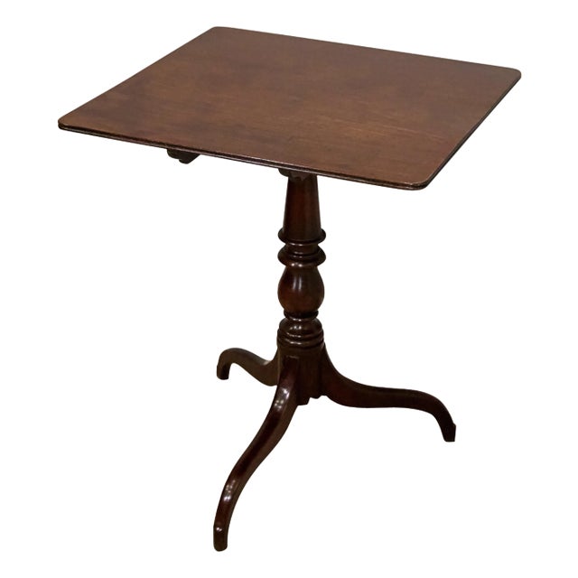 George III Mahogany Tripod Table For Sale
