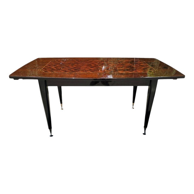 Vintage French Extendable Dining Table, 1970s For Sale