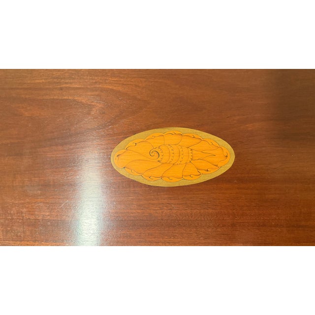 Antique English Silver and Mahogany Gallery Tray For Sale - Image 18 of 18