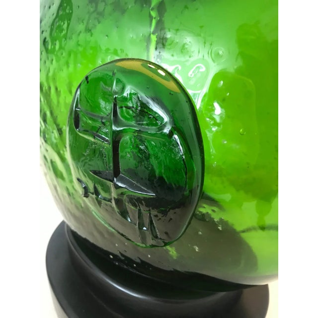 Glass Art Glass Table Lamp by Wayne Husted for Blenko For Sale - Image 7 of 10