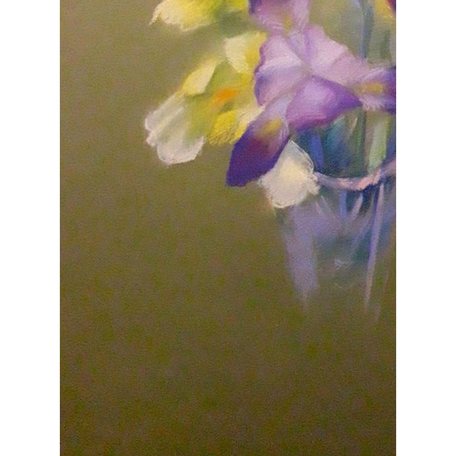 Pastel Painting Gladiolus Serdyuk Boris Petrovich For Sale - Image 6 of 7