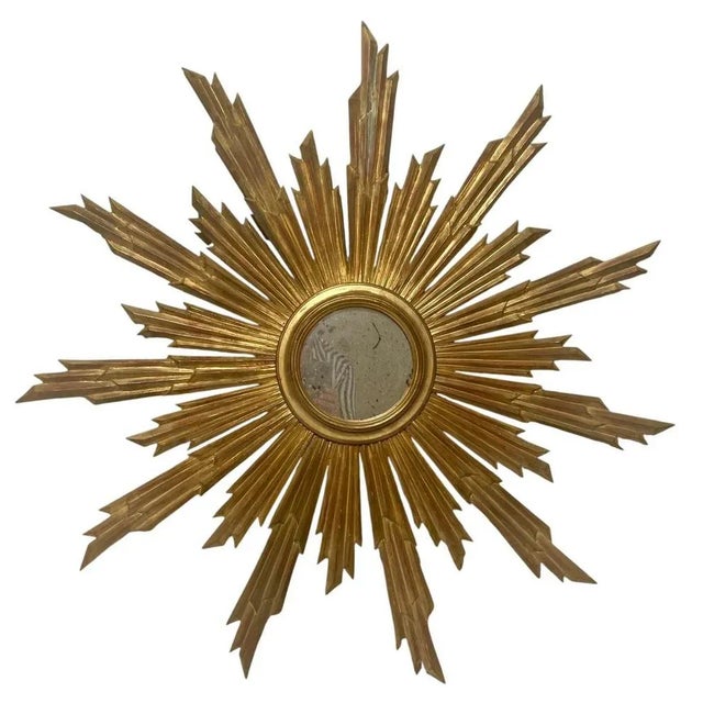 Gilt Wood Witch Mirror For Sale - Image 10 of 10