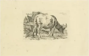 A.Oberman, Farm Scene, 1809, Paper