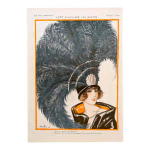 La Vie Parisienne 1922 Georges Pavis "L'Art d'Utiliser Les Restes" Print