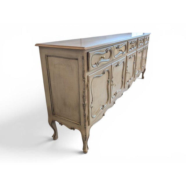 Mid-Century Modern Mid-Century Style Walnut Sideboard For Sale - Image 3 of 17
