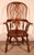 19th Century Windsor Oak Armchair For Sale - Image 4 of 11
