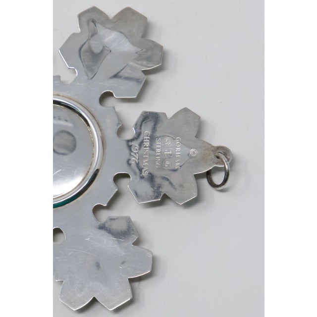 Gorham 1976 Gorham Sterling Snowflake For Sale - Image 4 of 8