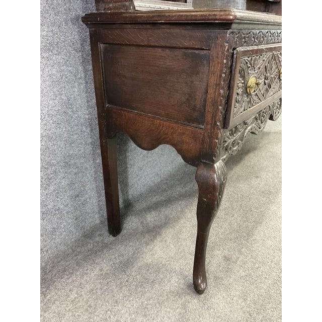 19th Century Ornate Antique Stepback Sideboard For Sale - Image 5 of 18