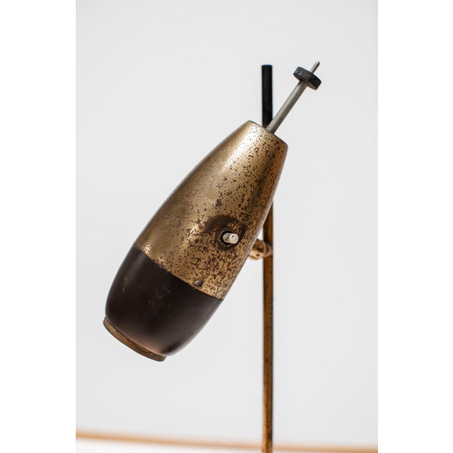 Black No. 577 Table Lamp by Oscar Torlasco for Lumi, 1960s For Sale - Image 8 of 9