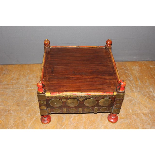 Tea Table, Pakistan or Afghanistan, 1900s For Sale - Image 4 of 9