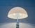 German Postmodern Table and Floor Lamps with Light Blue and White Swirl Pattern, 1980s, Set of 2 For Sale - Image 10 of 18