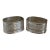 Vintage Art Deco French Silverplate “Madame & Monsieur” Napkin Rings, Pair For Sale