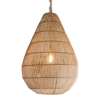 Luminous Metal Frame Tiered Laced Pendant Lantern For Sale