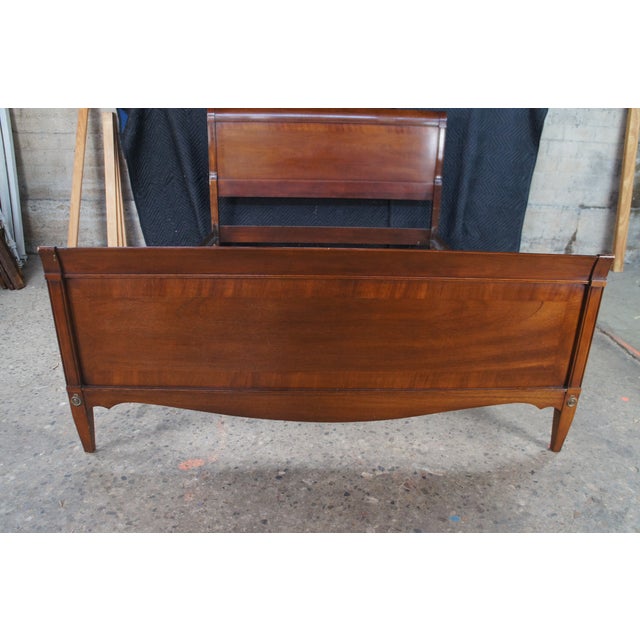 Mid 20th Century Mid Century Broyhill Mahogany Full Size Bed For Sale - Image 5 of 12