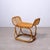 Wood Vintage Italian Bamboo and Wicker Ottoman, 1950s For Sale - Image 7 of 13