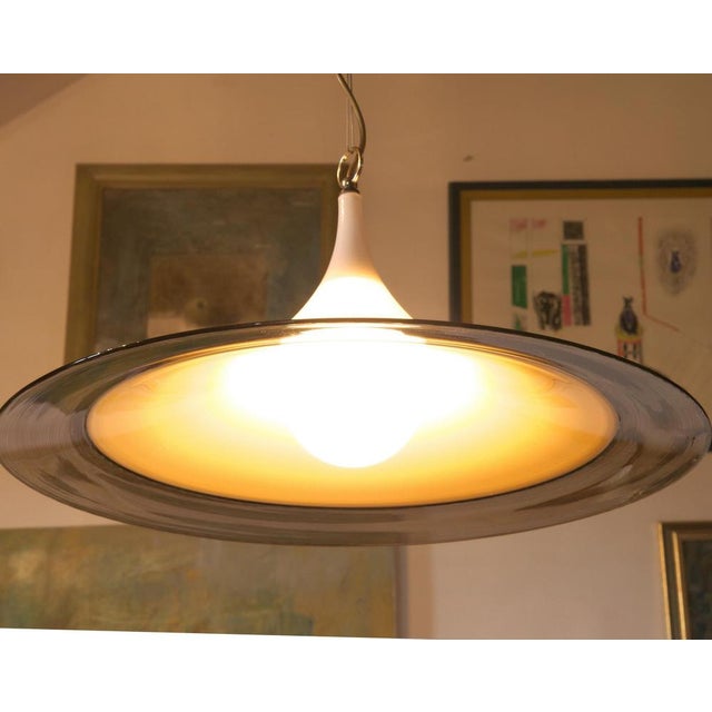 Opal Layered Amber Lamp by Lino Tagliapietra for Effetre, 1980s For Sale - Image 4 of 18