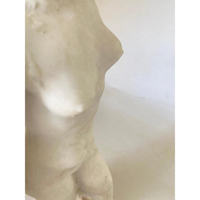 Female Figurine in Marble Powder, France, 20th Century For Sale - Image 12 of 18