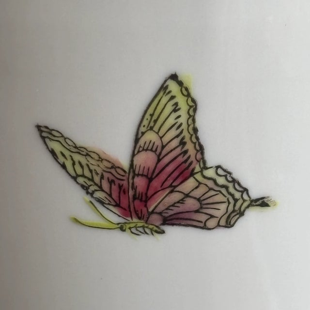 Mid-20th Century Hand Painted Chinese Porcelain Table Lamps — A Pair For Sale - Image 10 of 18