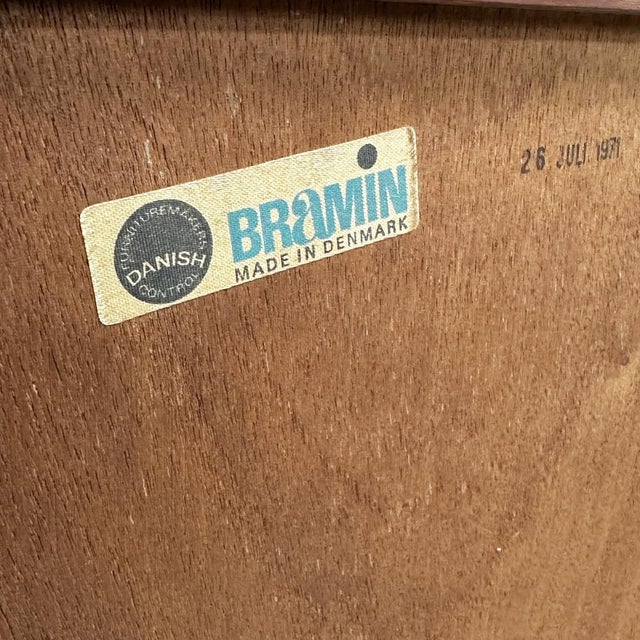 Mid-Century Modern Danish Teak Highboard by H.W. Klein for Bramin, 1960s For Sale - Image 13 of 16