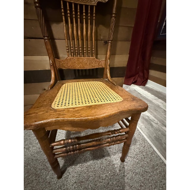 Set of Six Late 19th Century American Renaissance Revival Carved Oak Dining Chairs, Circa 1885–1900 For Sale - Image 4 of 11