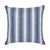 Schumacher Schumacher Colada Stripe 22" Pillow in Blue & White For Sale - Image 4 of 4