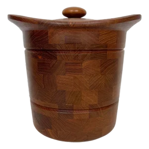Danish Teak Ice Bucket by Esb Denmark
