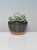 Handcrafted cachepot by Horst Kerstan (1941-2005), executed in his characteristic late style. The dark, almost metallic-...