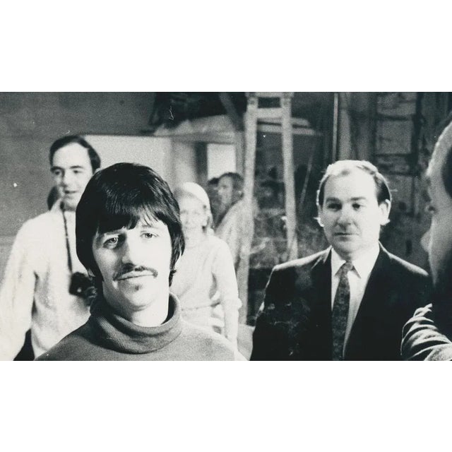 The Beatles' Ringo Starr, 1970s, Black and White Photograph For Sale - Image 3 of 5