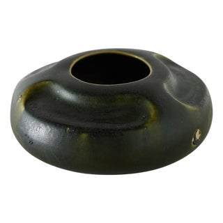 1912 Green Glazed Vase by Arequipa Pottery For Sale