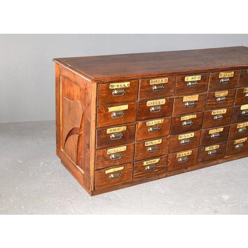Ironmongers Shop Counter Drawers, 1910s For Sale - Image 11 of 15