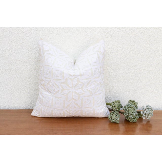 Textile Mou Applique Pillow Cover For Sale - Image 7 of 7