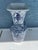 1990s Vintage Blue & White Double Happiness 16” Vase For Sale - Image 5 of 5