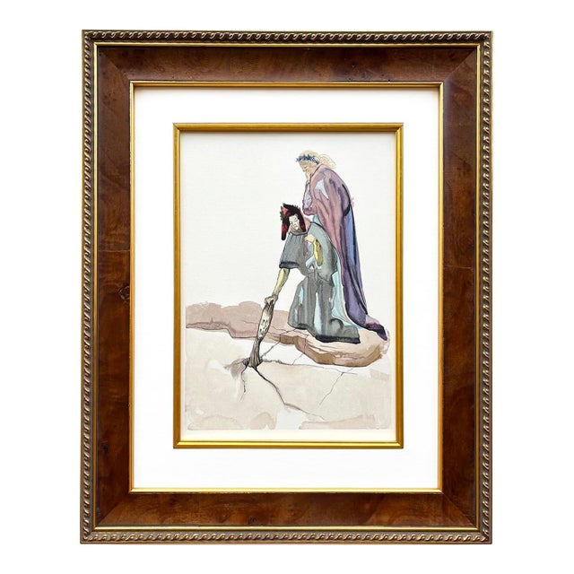 1960s Salvador Dali Hell 32 Treacherous to Their Homeland Framed For Sale