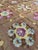 Textile 8th Century French Aubusson Floral Rug Fragment - 4'9'' X 6'6'' For Sale - Image 7 of 10