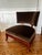 Late 20th Century Contemporary Velvet and Mahogany Chair by Barbara Barry For Sale In Nashville - Image 6 of 6