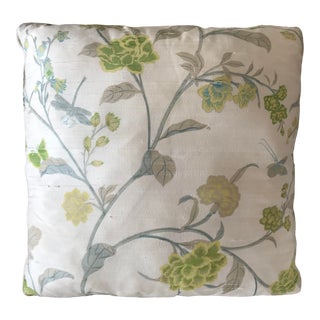 Bob Collins & Sons Fabric Custom Silk Pillow For Sale