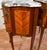 Brown 1910 Pair French Louis XV Walnut Satinwood & Marble Bedside Tables Nightstands For Sale - Image 8 of 13