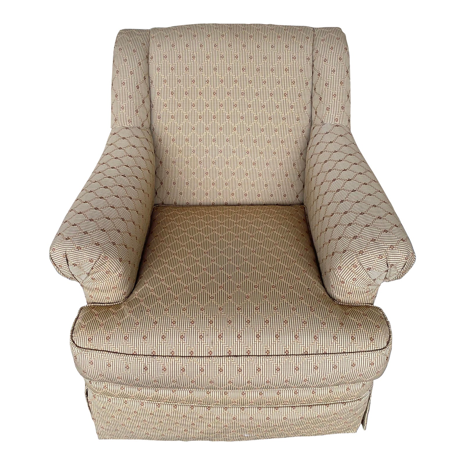 2000s Ethan Allen Club Chair Chairish