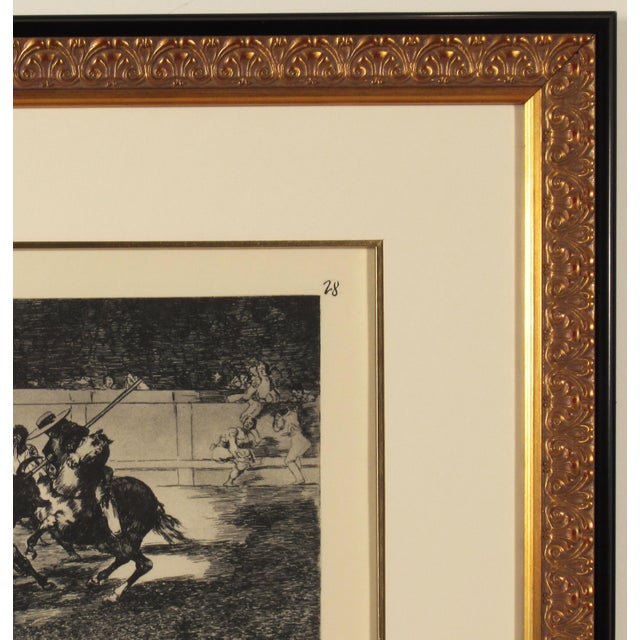 Black La Tauromaquia, Plate #28, 1815-1816 For Sale - Image 8 of 10