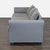 Modern Modern 3-Seat Gray Sofa With Cushions For Sale - Image 3 of 9
